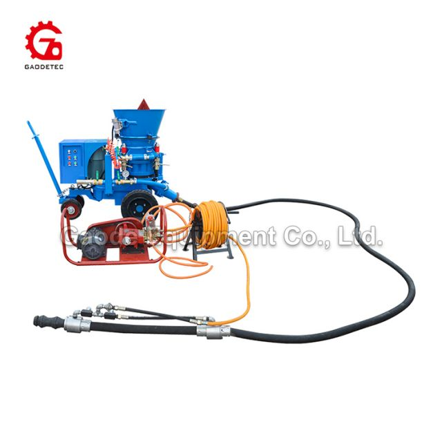 GAODETEC GZ-3ER High-Efficiency Rotor System Gunning Machine For Refractory Dry-mix Shotcrete